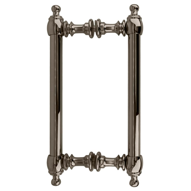 CRL Polished Nickel 8" Colonial Style Back-to-Back Pull Handle - Image 1